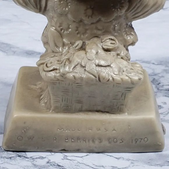 W&R Berries Girl Figurine I Love You This Much 1970 Vintage - Picture 8 of 9